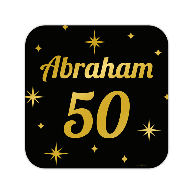 Abraham Huldeschild - 50 x 50 cm - 50 jaar - Classy