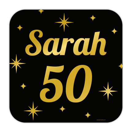 Sarah Huldeschild - 50 x 50 cm - 50 jaar - Classy