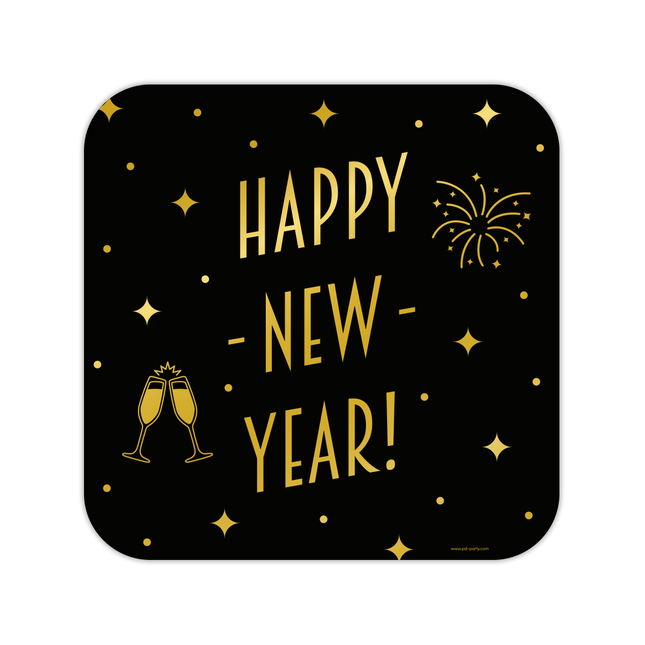 Happy New Year Huldeschild - 50 x 50 cm - Classy