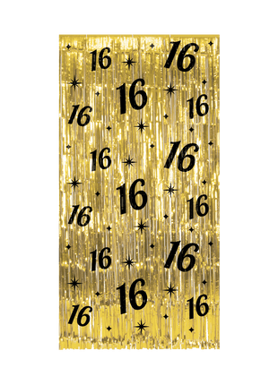 16 years Foil curtain - 200 x 100 cm - Classy