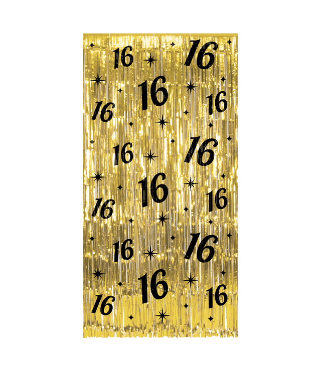 16 jaar Foliegordijn - 200 x 100 cm - Classy