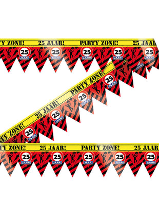 25 jaar Afzetlint - 12 meter