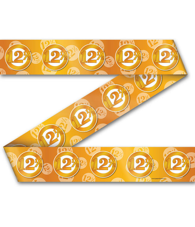 Afzetlint - 12 meter - 12,5 jaar getrouwd