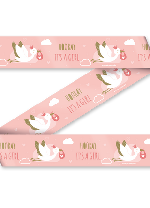 Newborn baby girl - Barrier tape - 12 meters