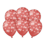 40 jaar getrouwd Ballonnen - 6 stuks - 30 cm