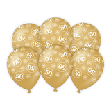 50 jaar getrouwd Ballonnen - 6 stuks - 30 cm