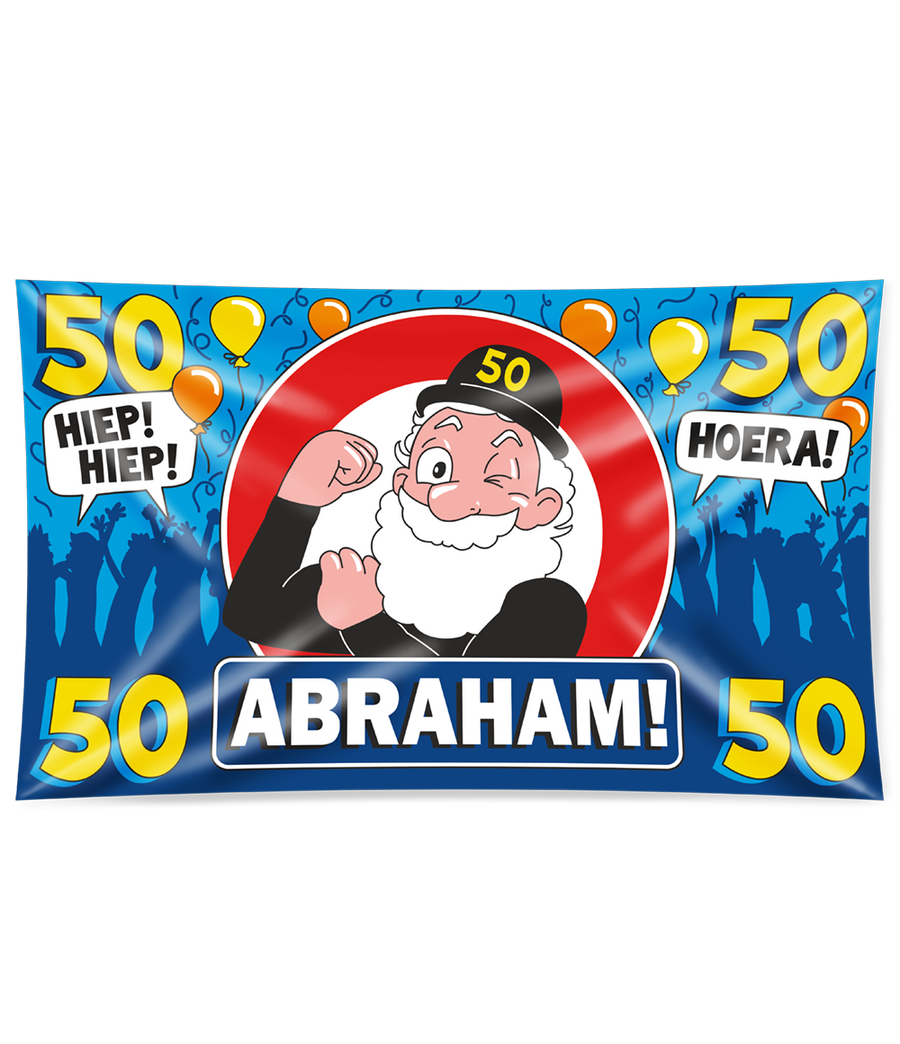 Abraham - Gevelvlag XXL - 90 x 150 cm