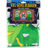 60 jaar Gevelvlag XXL - 90 x 150 cm