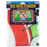 75 jaar Gevelvlag XXL - 90 x 150 cm