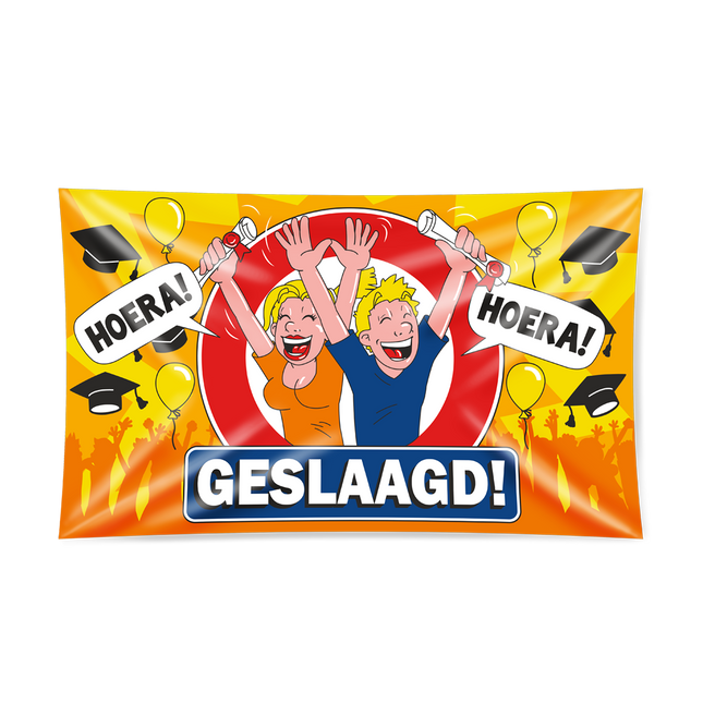 Geslaagd Gevelvlag XXL - 90 x 150 cm