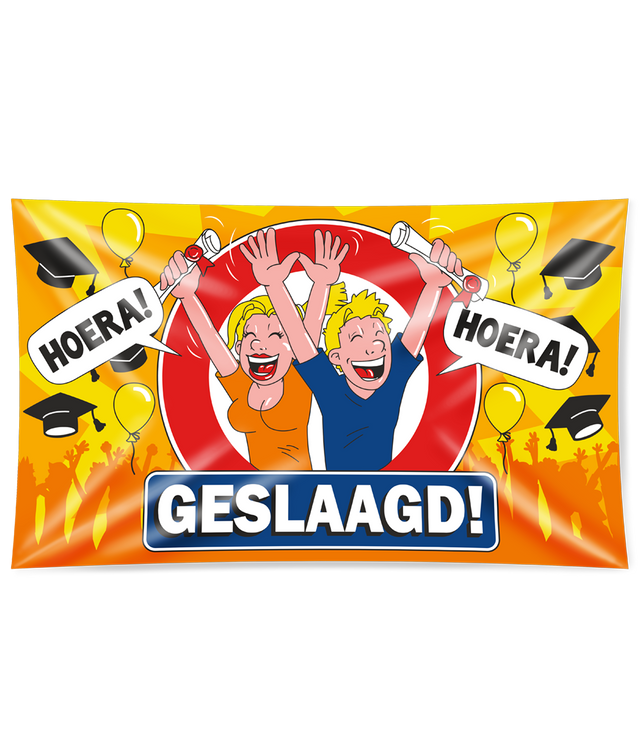 Geslaagd Gevelvlag XXL - 90 x 150 cm