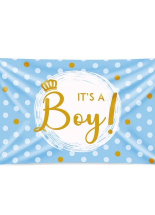 It's a boy! Facade flag XXL - 90 x 150 cm