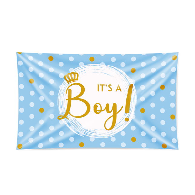 It's a boy! Gevelvlag XXL - 90 x 150 cm