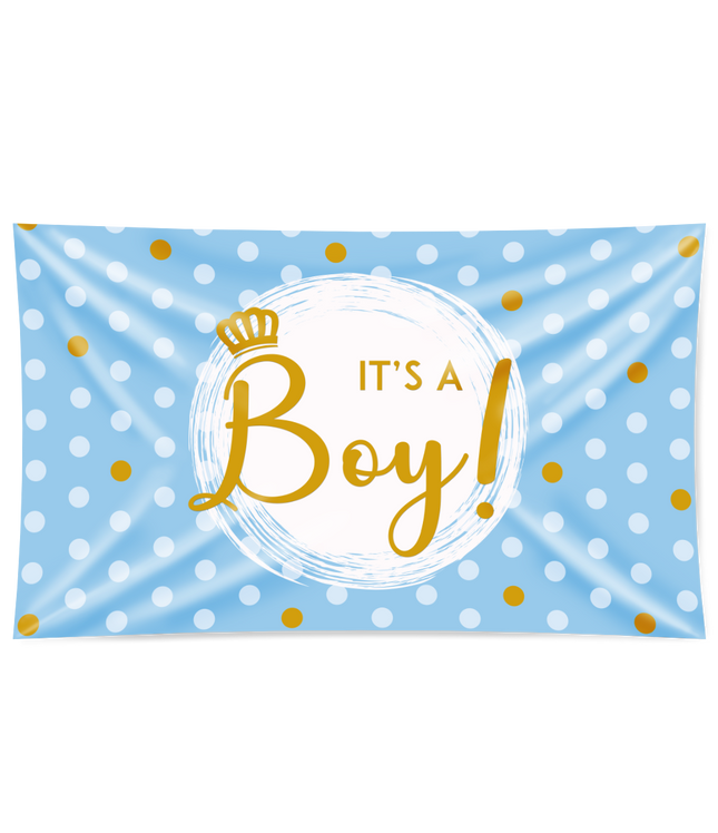 It's a boy! Gevelvlag XXL - 90 x 150 cm