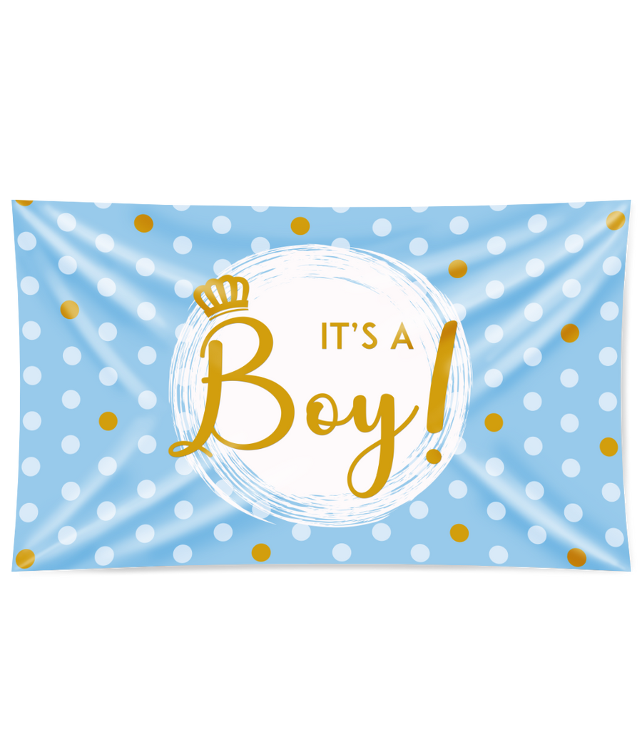 It's a boy! Gevelvlag XXL - 90 x 150 cm