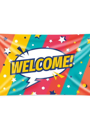 Welcome Facade Flag XXL - 90 x 150 cm