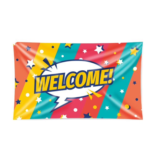 Welcome Gevelvlag XXL - 90 x 150 cm