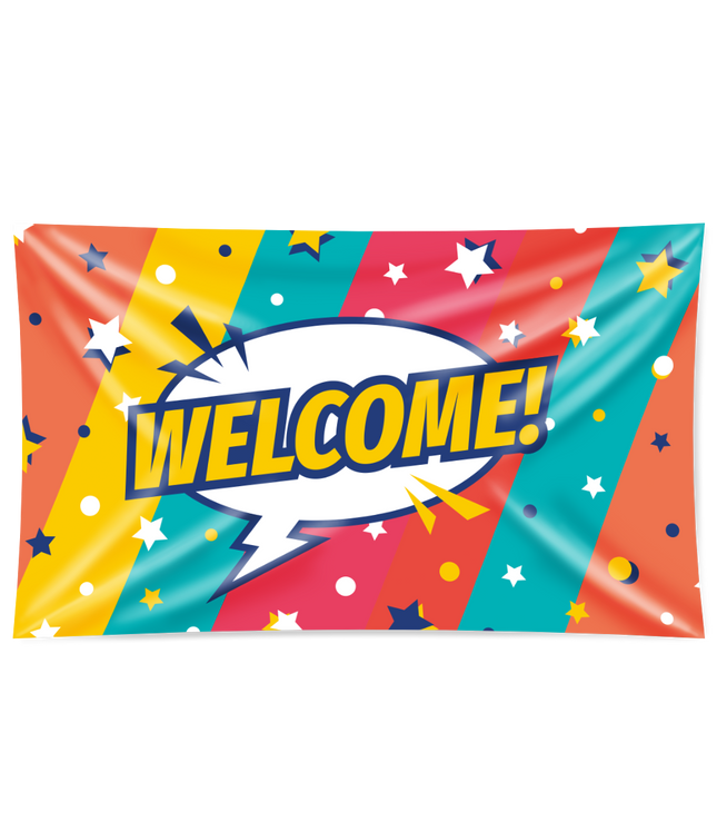 Welcome Gevelvlag XXL - 90 x 150 cm