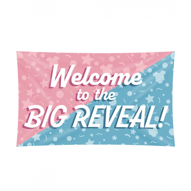 Vlag Gender Reveal - 90 x 150 cm