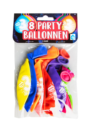 3 Jahre Luftballons – 8 Stück – 30 cm