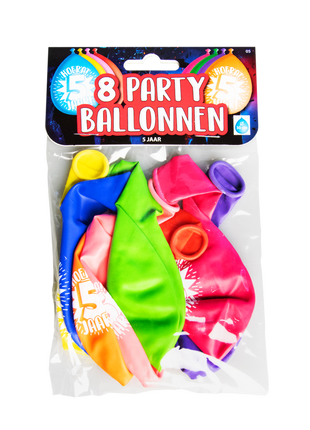 5 Jahre Luftballons – 8 Stück – 30 cm