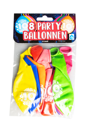 10 Jahre Luftballons – 8 Stück – 30 cm