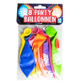 16 jaar Ballonnen - 8 stuks - 30 cm