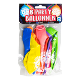 65 jaar Ballonnen - 8 stuks - 30 cm