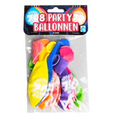 70 jaar Ballonnen - 8 stuks - 30 cm