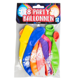 75 jaar Ballonnen - 8 stuks - 30 cm
