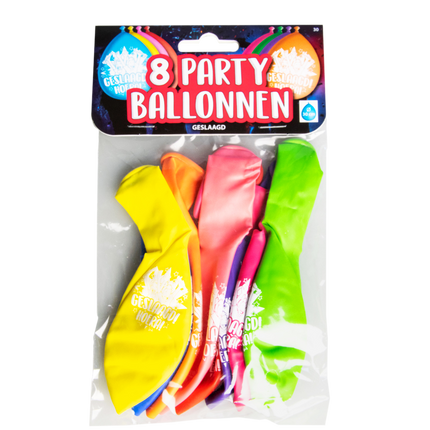 Geslaagd Ballonnen - 8 stuks - 30 cm