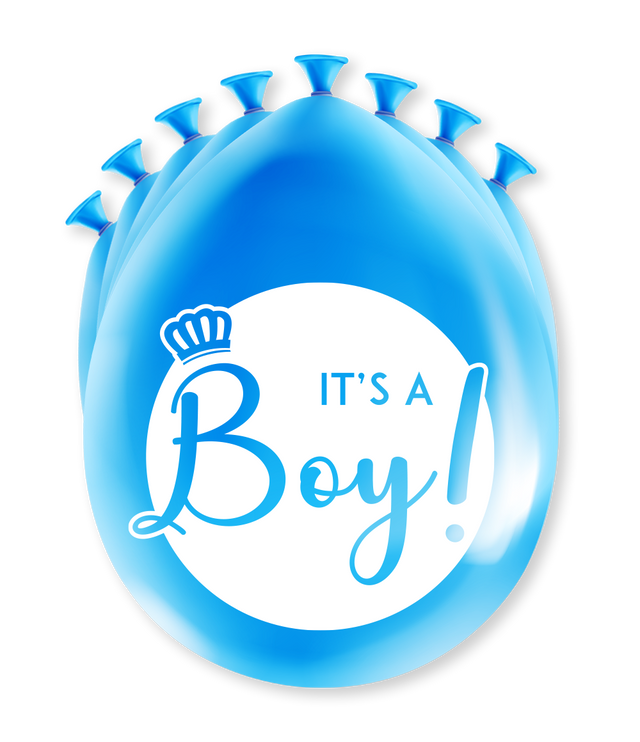 It's a boy Ballonnen - 8 stuks - 30 cm