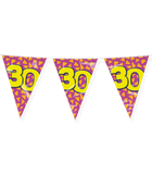 30 jaar Vlaggenlijn - 10 meter - Happy