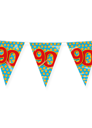 90 years of bunting - 10 meters - Happy