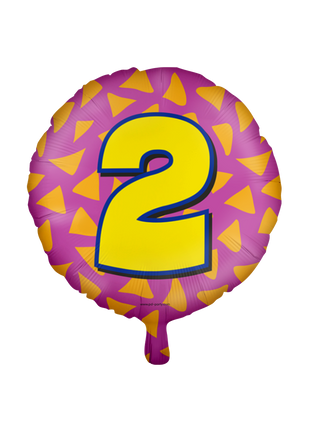 2 Jahre Folienballon - Happy