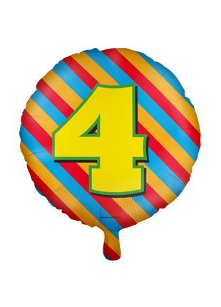 4 years Foil Balloon - Happy