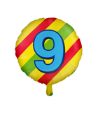 9 jaar Folieballon - Happy