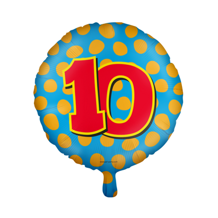 10 jaar Folieballon - Happy