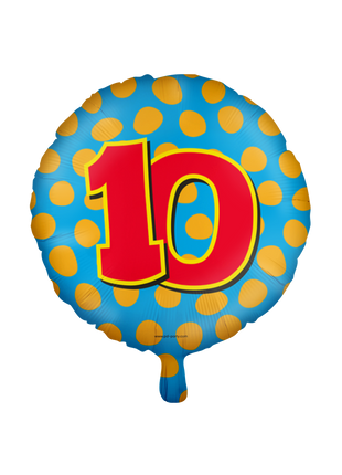 10 jaar Folieballon - Happy