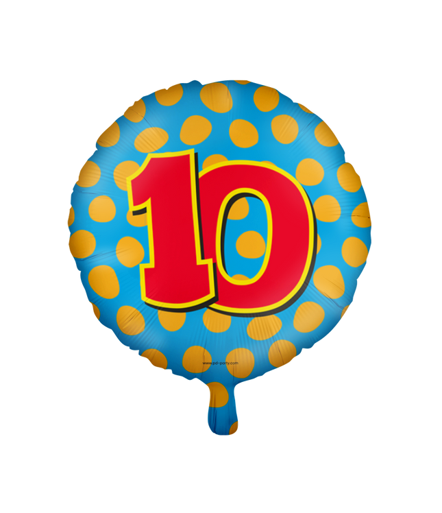 10 jaar Folieballon - Happy