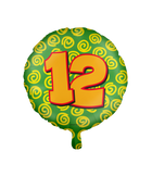 12 jaar Folieballon - Happy