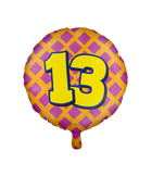 13 jaar Folieballon - Happy