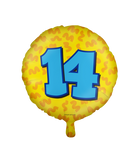14 jaar Folieballon - Happy