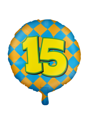 15 years Foil Balloon - Happy