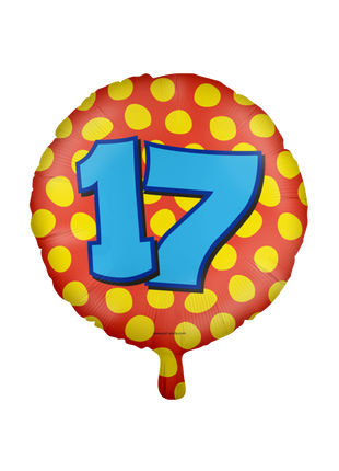 17 years Foil Balloon - Happy