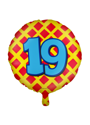 19 Jahre Folienballon - Happy