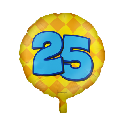 25 jaar Folieballon - Happy