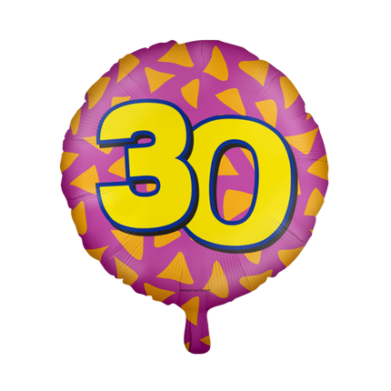 30 jaar Folieballon - Happy