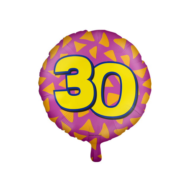 30 jaar Folieballon - Happy