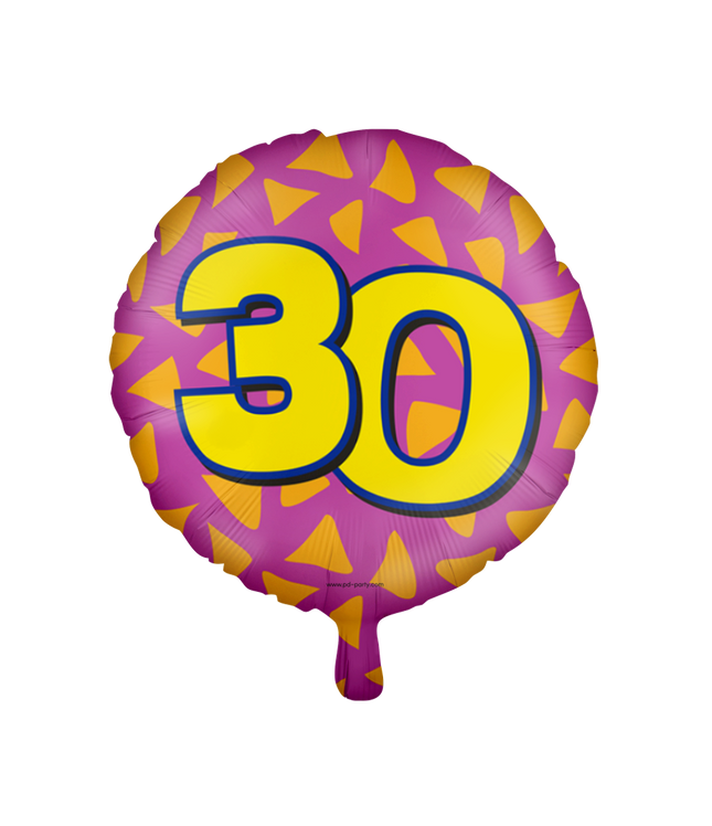 30 jaar Folieballon - Happy